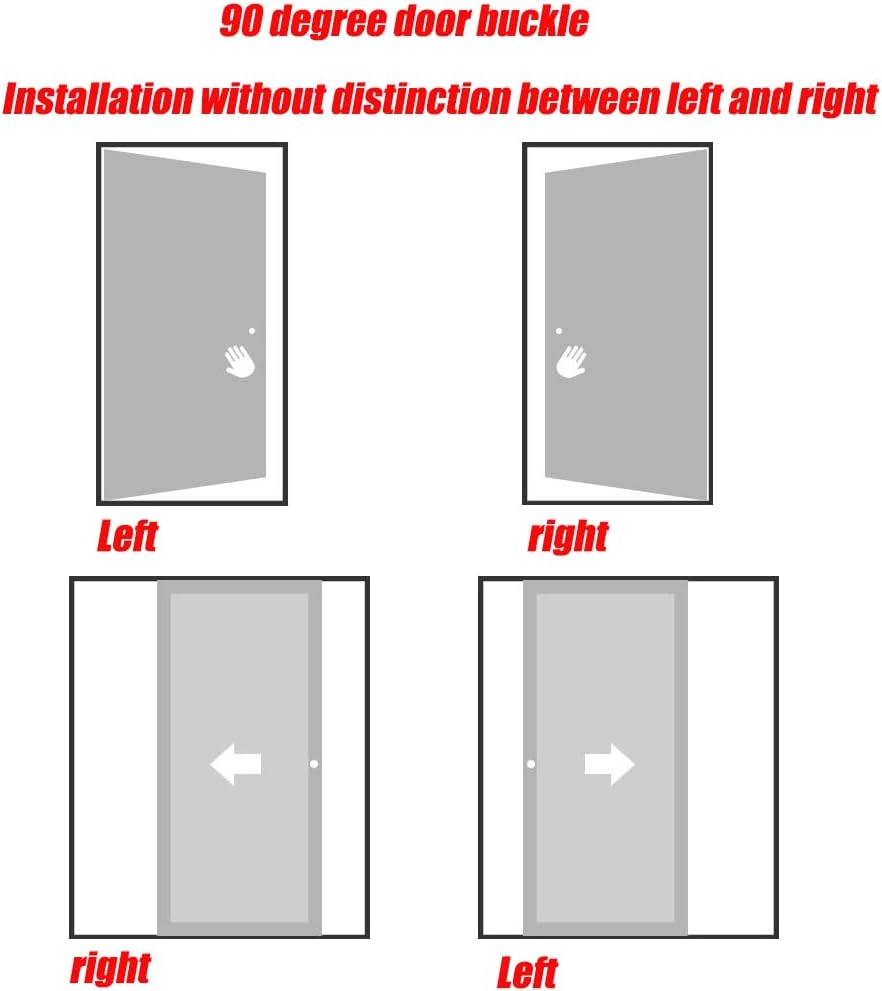 Glow Black Zinc Alloy Barn Door Lock Latch U4585