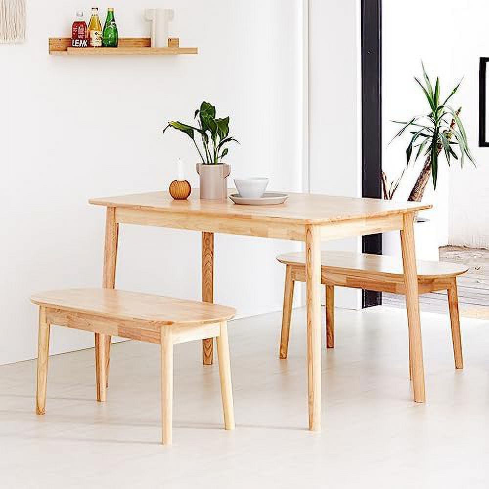 Natural Oak Wooden Dining Bench S2938