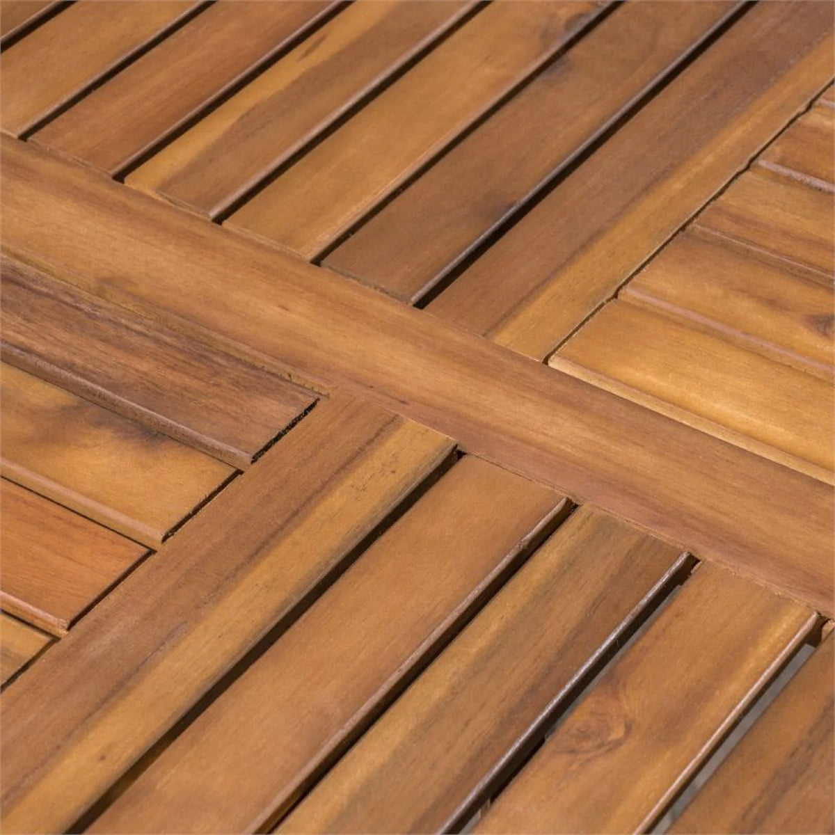 31.5" Square Wooden Patio Dining Table D9372