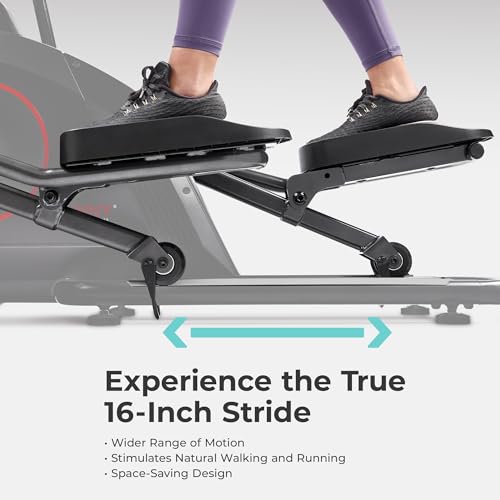 Upright Elliptical with Pulse Sensor S525