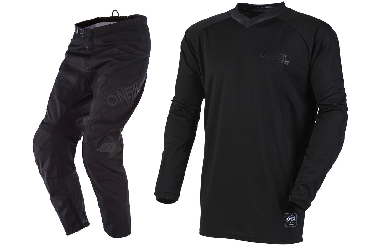 Black Motocross Jersey Pants Combo F58323