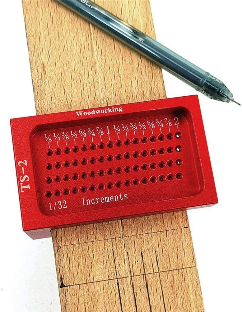 Woodworking Cross Calibration Ruler, T Type Scribing Marking Gauge, Pack of 2 G32182