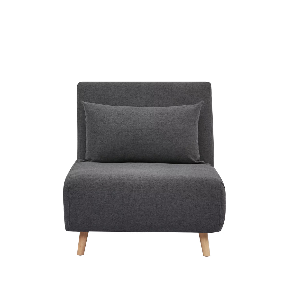 Dark Gray Futon Chair Set of 2 K283