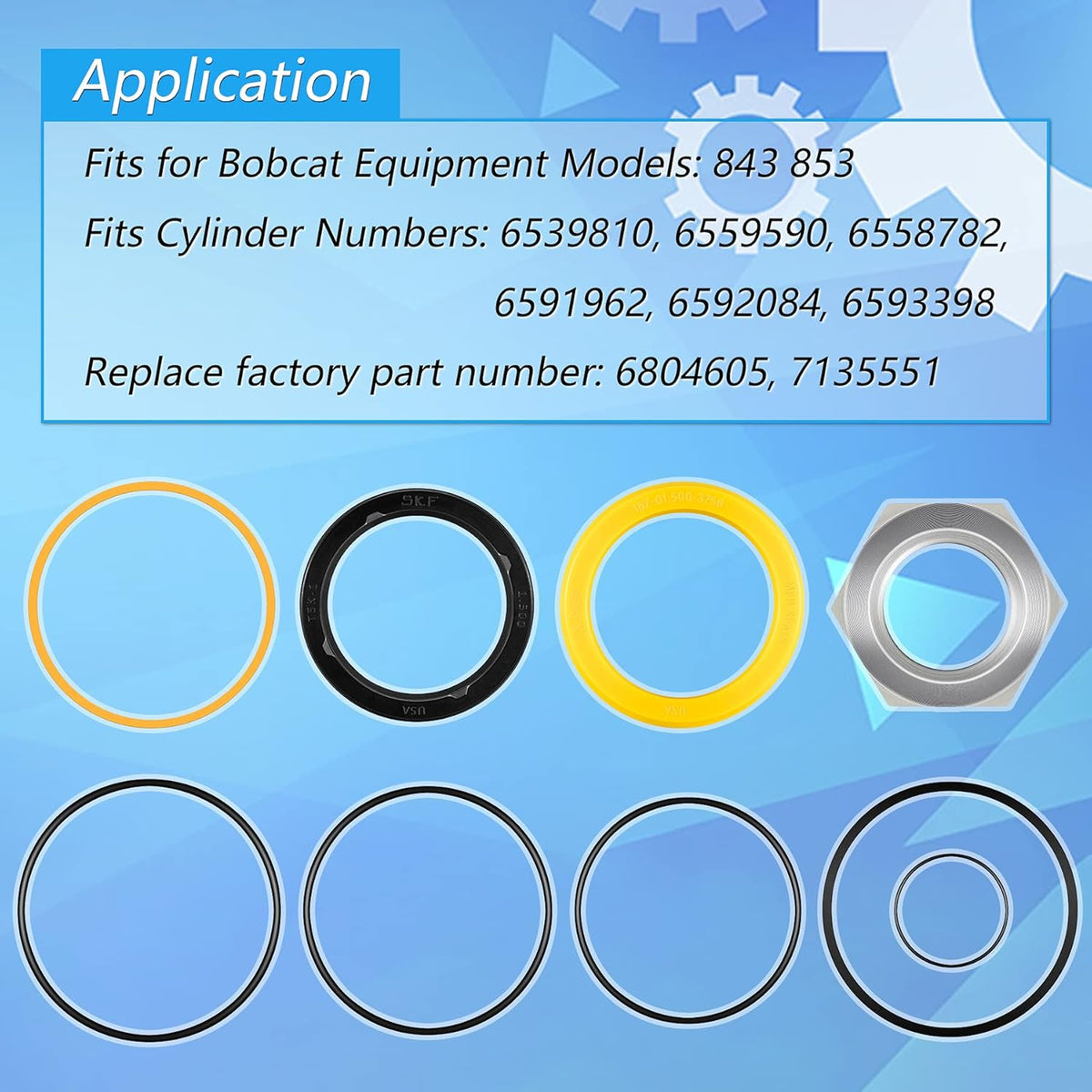 Tilt Hydraulic Cylinder Seal Kit P144907