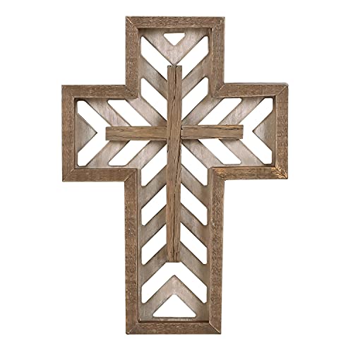 12 Inch Handmade Rustic Wooden Wall Cross G471