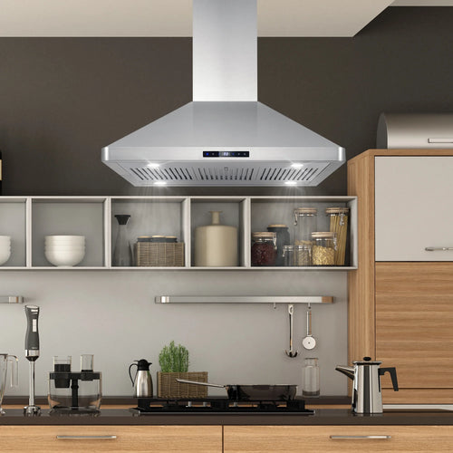 30 in. Stainless Steel Ductless Island Range Hood N411056