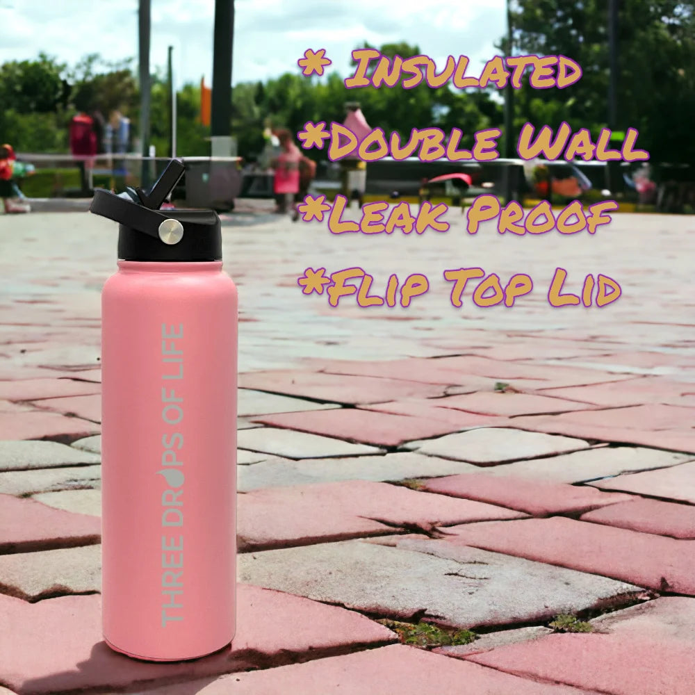 Insulated Water Bottle with Etched Logo D257638