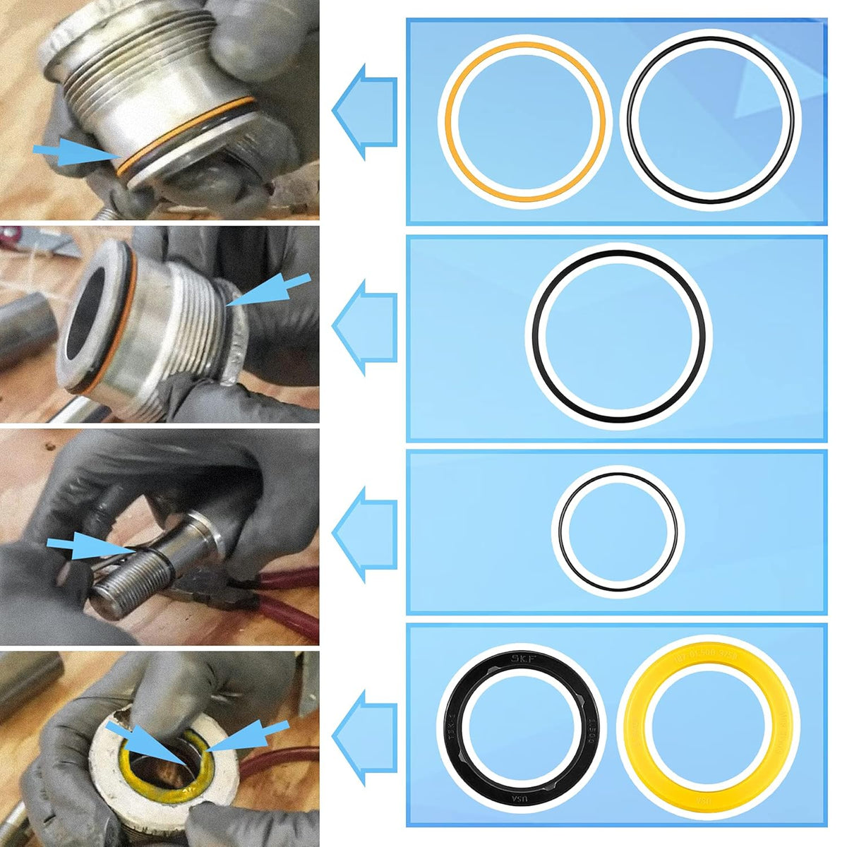 Tilt Hydraulic Cylinder Seal Kit P144907