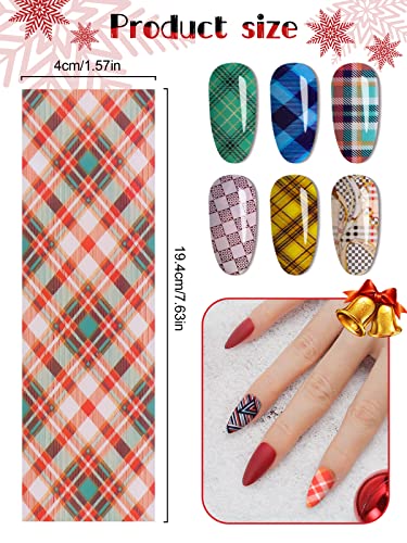100 Sheets Christmas Nail Foil Transfer Stickers A2982