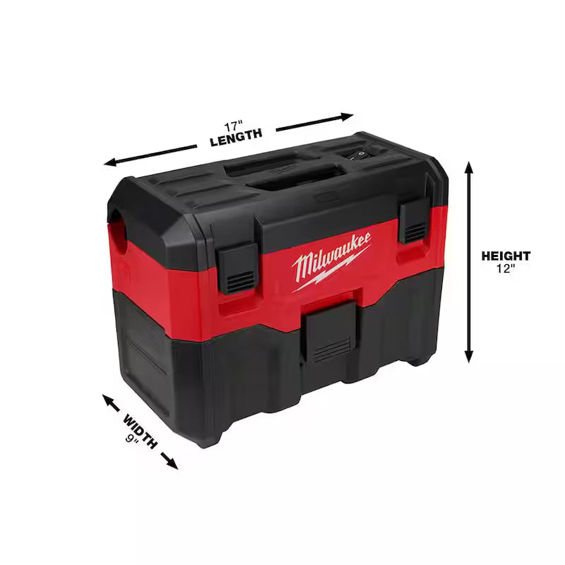 18-Volt 2 Gal. Cordless Wet/Dry Vacuum with Brush and Crevice Kit H3092