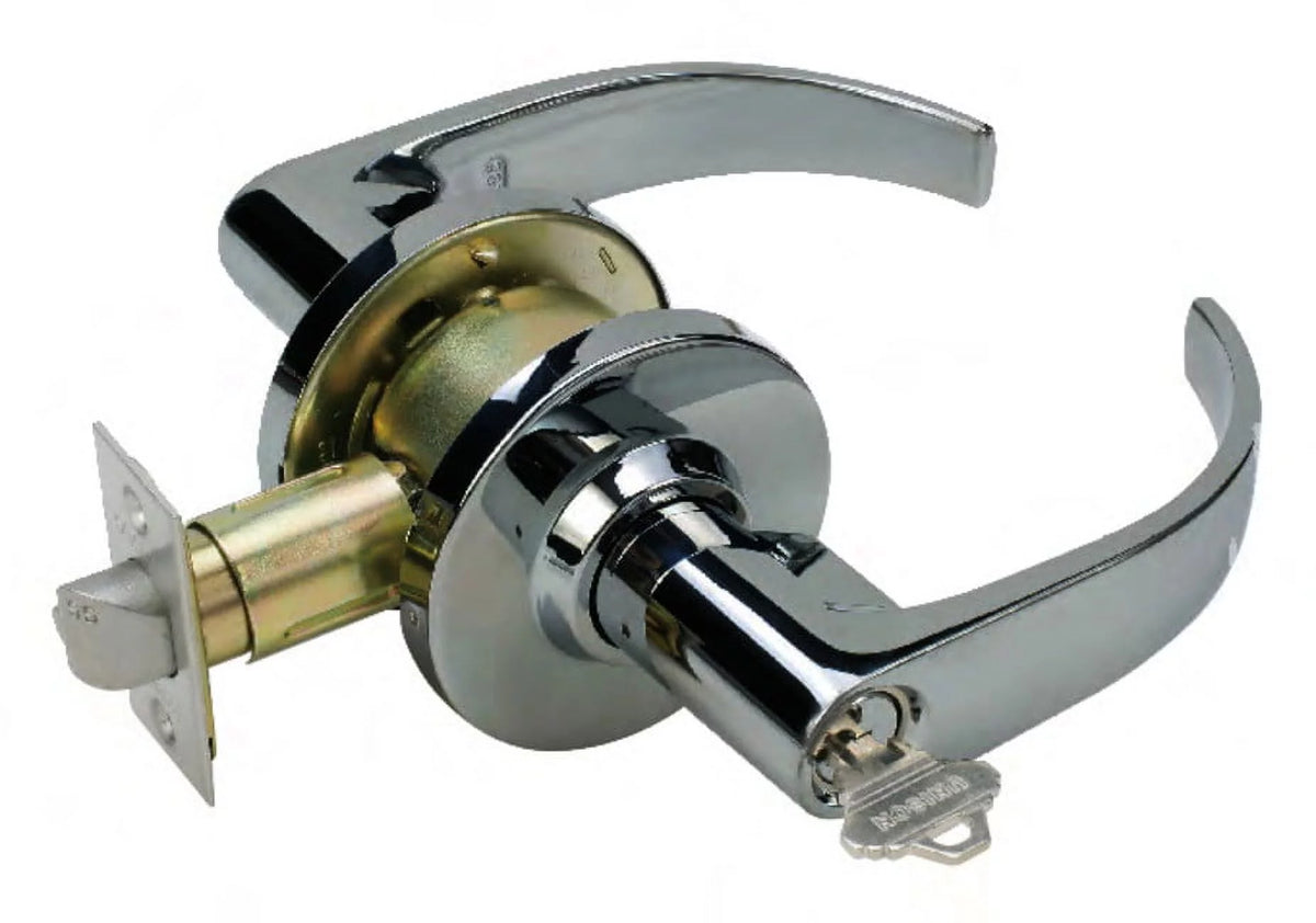 Chrome Door Lever Set E839