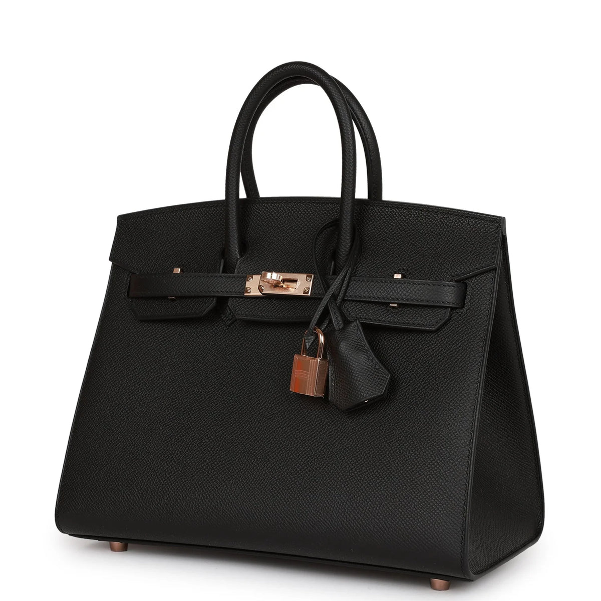 Black Epsom Leather Handbag G2276
