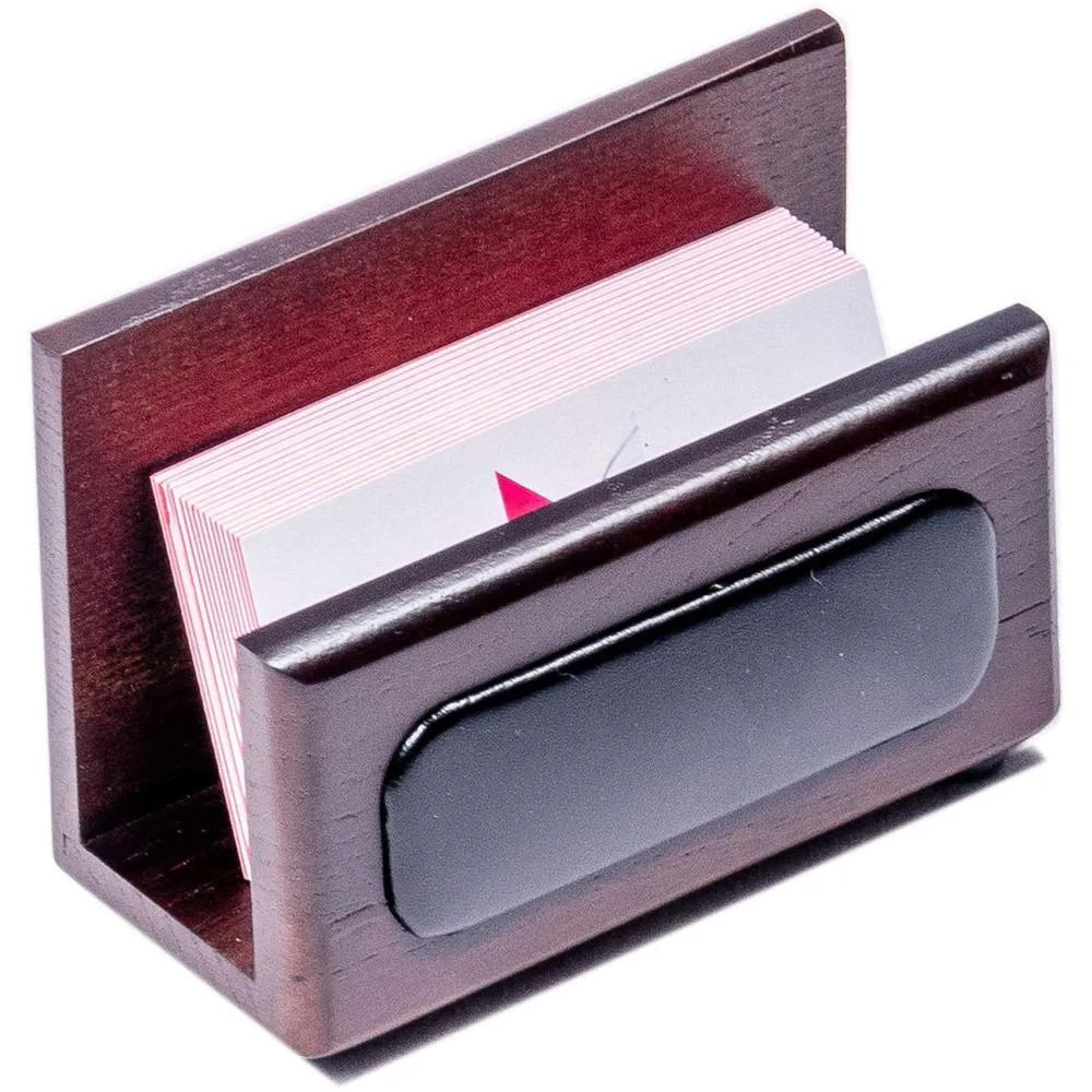 Walnut Leather 8-Piece Desk Set P728