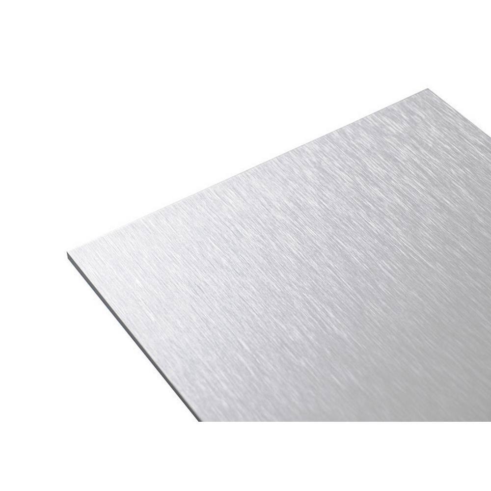 Brushed Silver Aluminum Composite Sheet U789