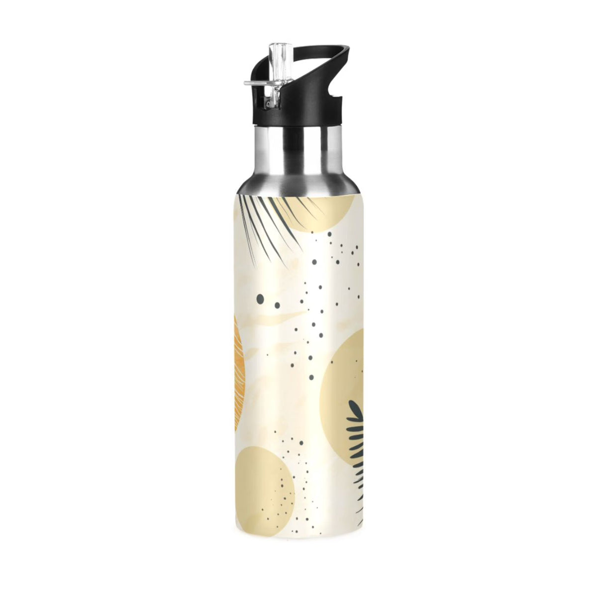 20 oz Insulated Stainless Steel Water Bottle with Straw Lid X85781