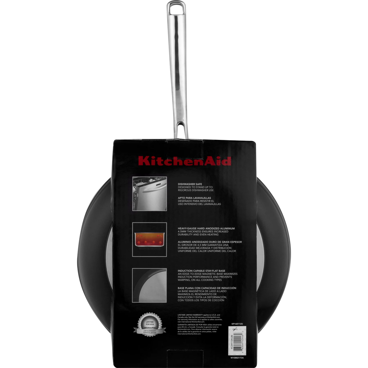 Hard Anodized Nonstick 12" Skillet with Glass Lid I753