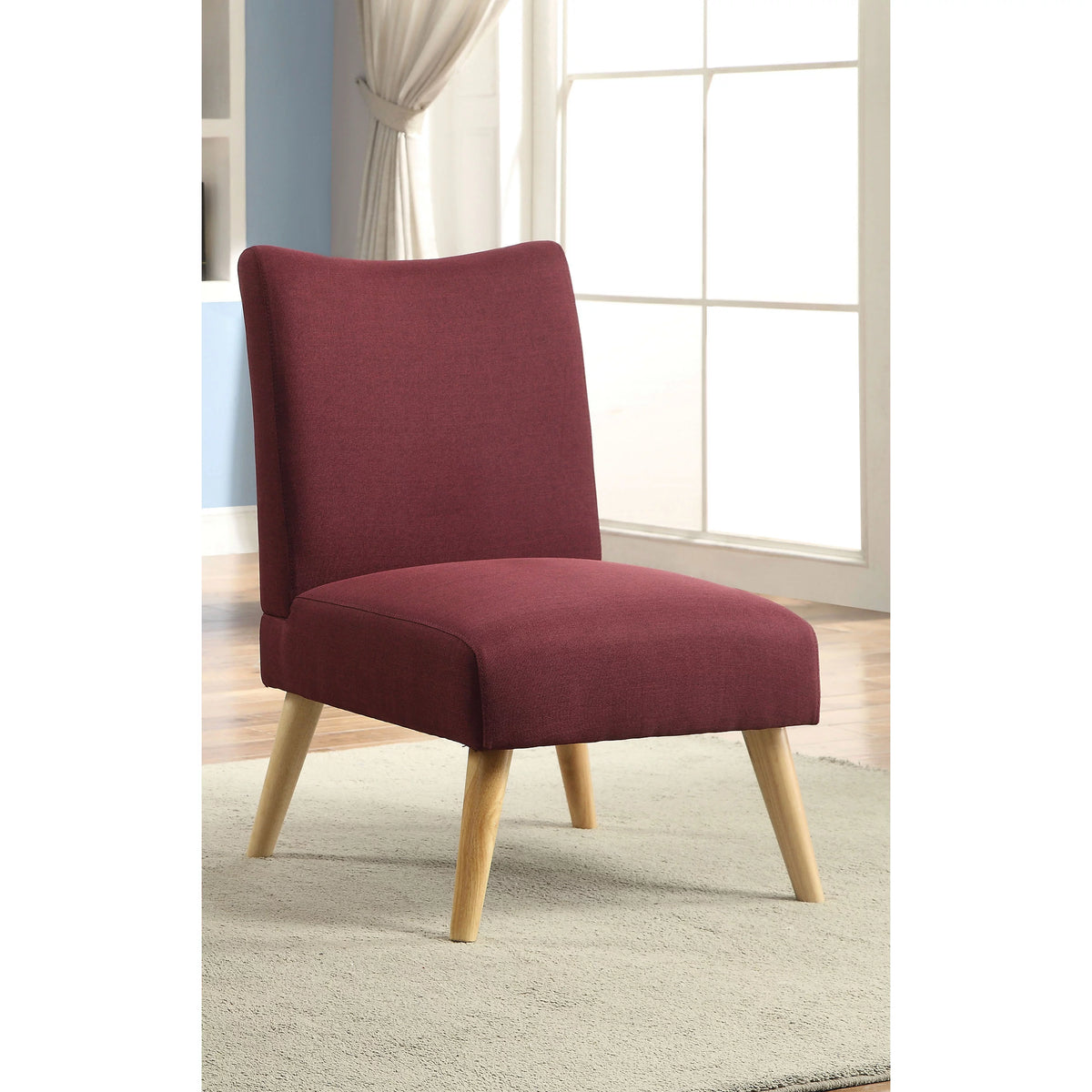 Mid-Century Fabric Accent Chair X253