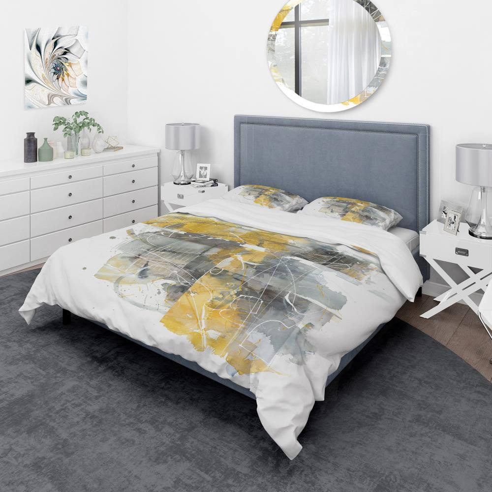 Geometric Bedding Set - Twin Duvet Cover and Sham R457