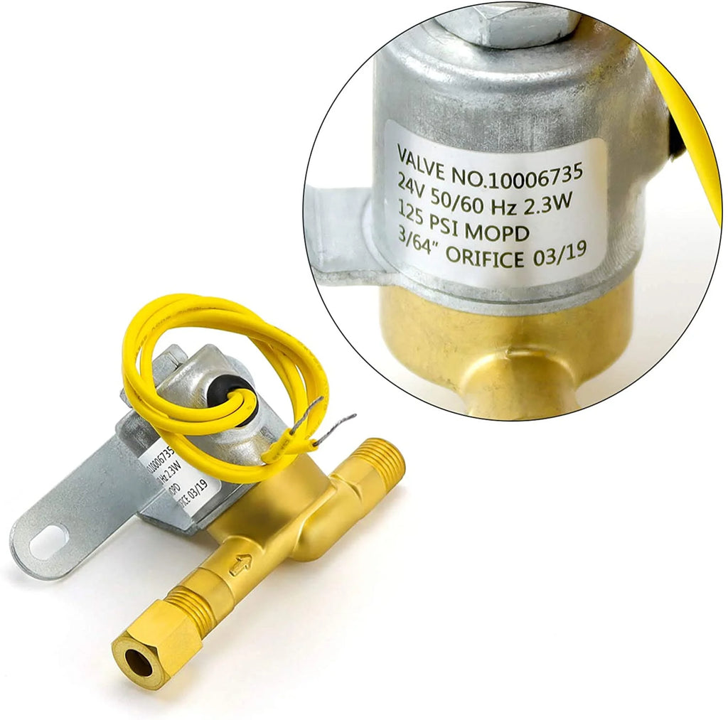 Solenoid Valve Brass 24V 2.3W 60Hz Yellow H58627