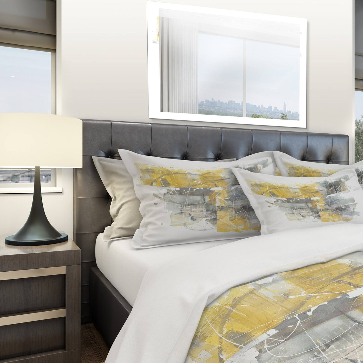 Geometric Bedding Set - Twin Duvet Cover and Sham R457