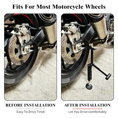 Motorcycle Wheel Lift Stand Portable Wheel Support Frame T156523