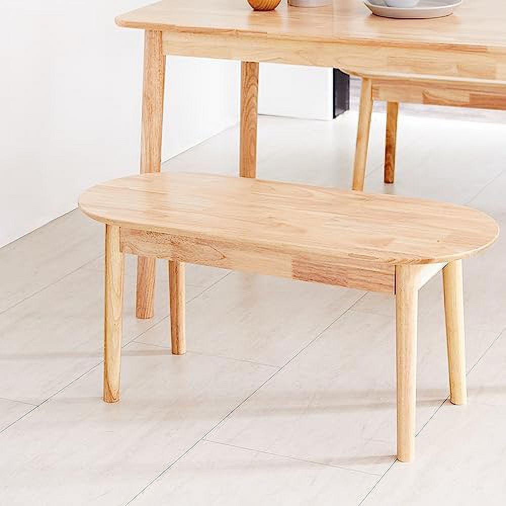 Natural Oak Wooden Dining Bench S2938