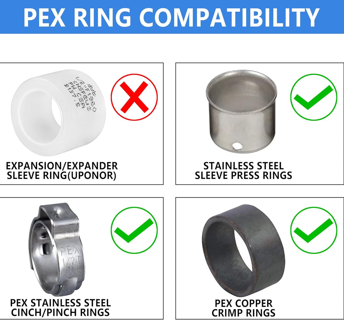 1/2" Pex Copper Stub Out Elbow with Wall Flange L155913