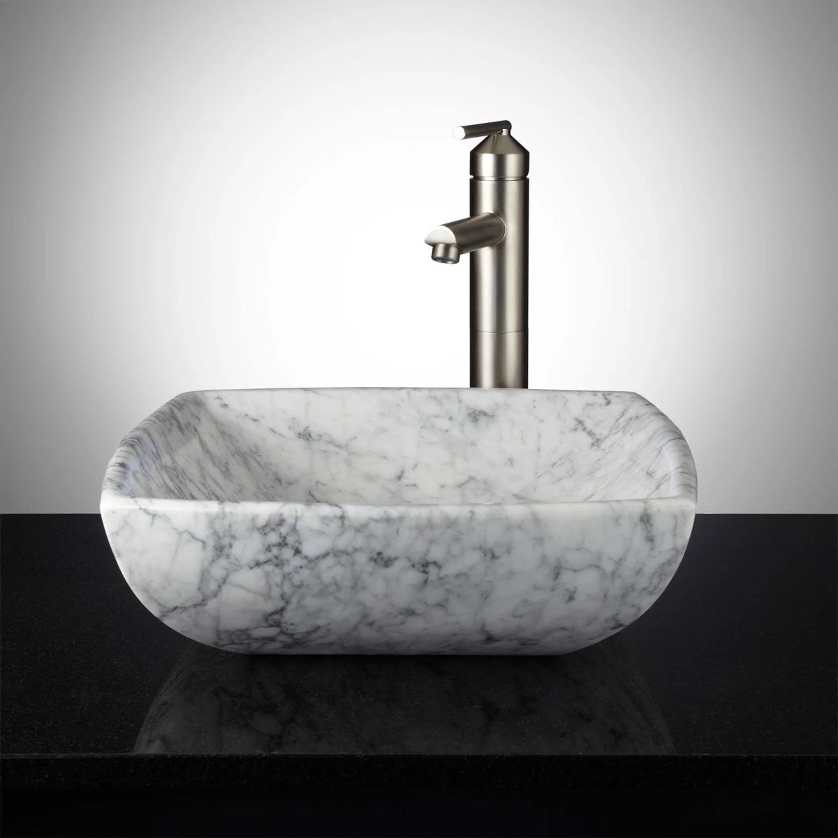 Carrara Marble Vessel Sink U868