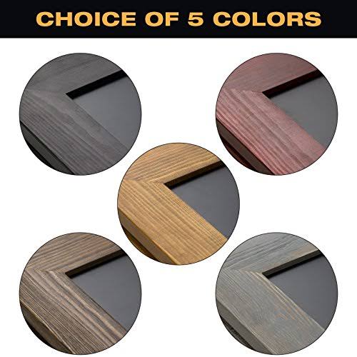 Heavy-Duty Sandwich Board Sidewalk Chalkboard Sign with Chalk Markers, Stencil Set, Chalk, Eraser B90608