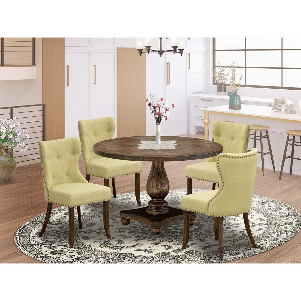 5-Piece Wood Dining Set F363