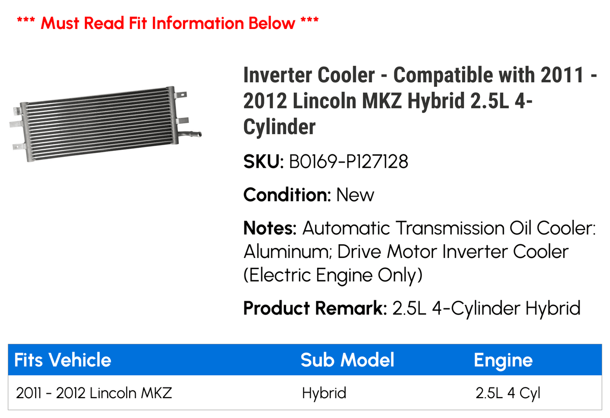 Inverter Cooler R41500