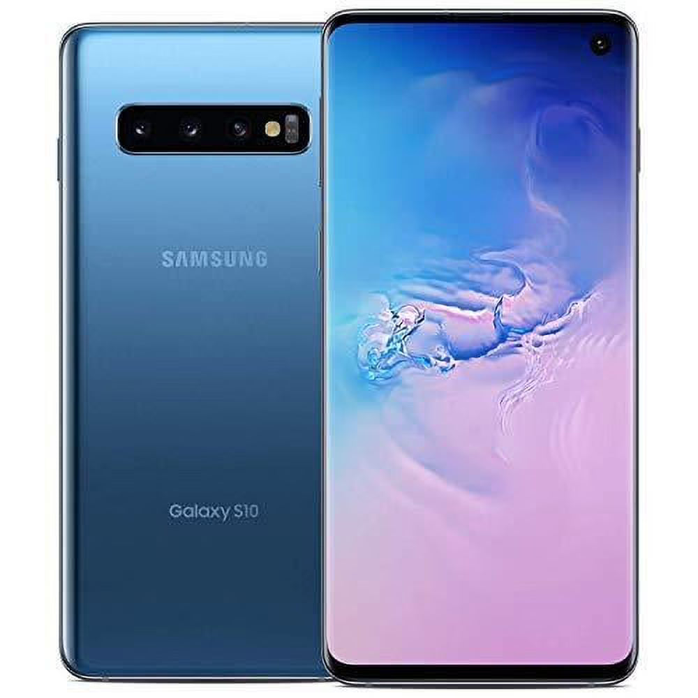Prism Blue Refurbished Galaxy S10 Phone with 128GB Y22839