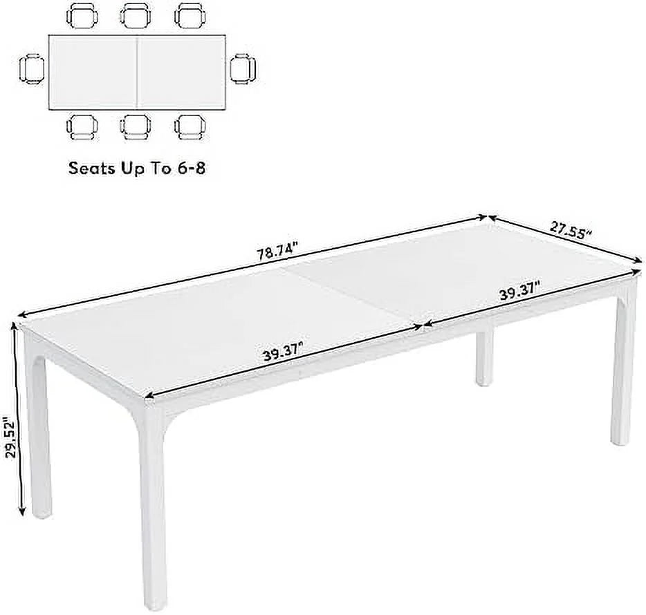 78 Inch Rectangular Dining Table L7894