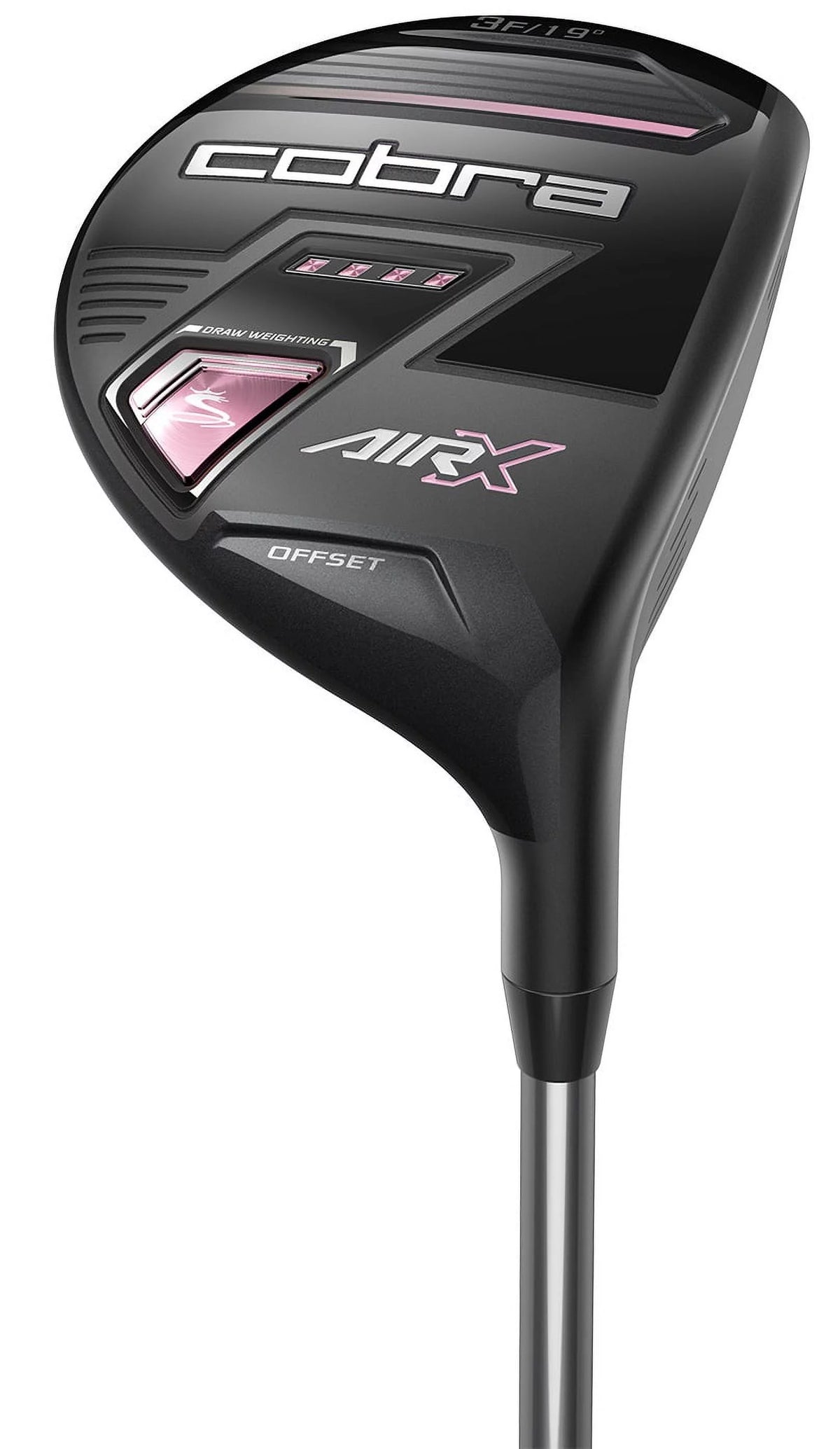 Pre-Owned Women Black/Pink 5 Wood Golf Club Graphite I946967