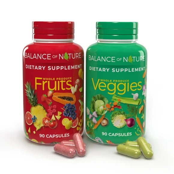 90 Fruit and 90 Veggie Capsules Supplement Set H5151