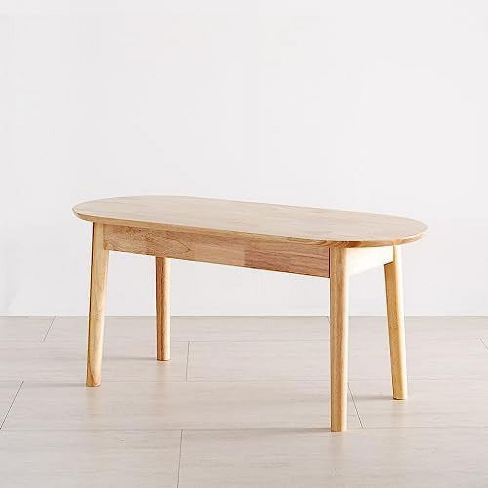 Natural Oak Wooden Dining Bench S2938