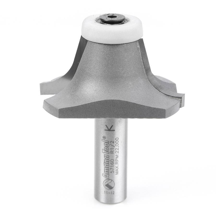 Carbide Tipped Undermount Bowl Solid Surface 2-1/8 Dia x 1 inch x 17 Deg x 1/2 Shank W51252