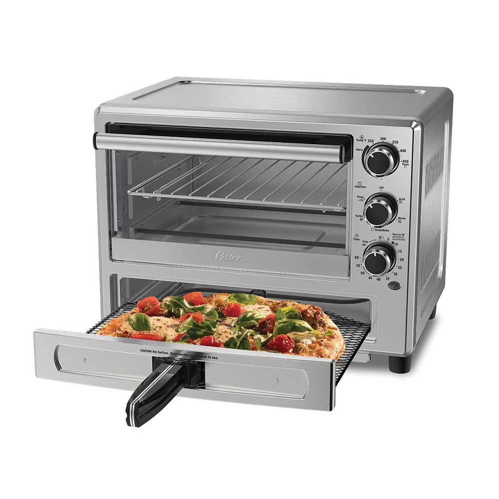 Stainless Steel Turbo Convection Toaster Oven with Pizza Drawer S910
