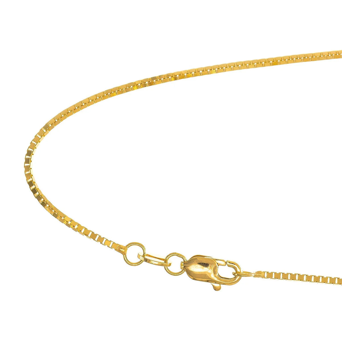 14kt Yellow Gold Box Chain with Lobster Clasp O30369