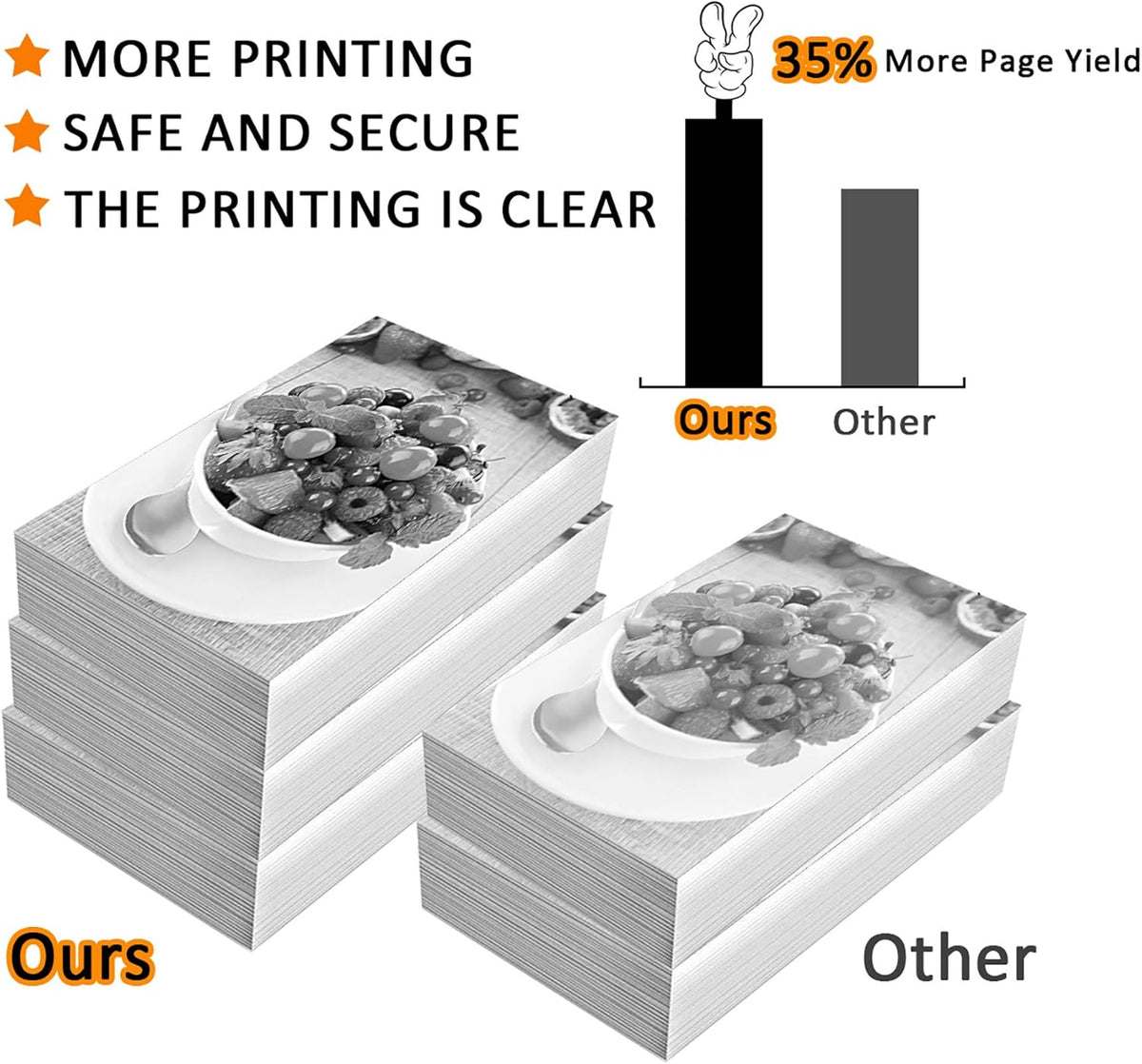 2 Pack Black Toner Cartridge E332290