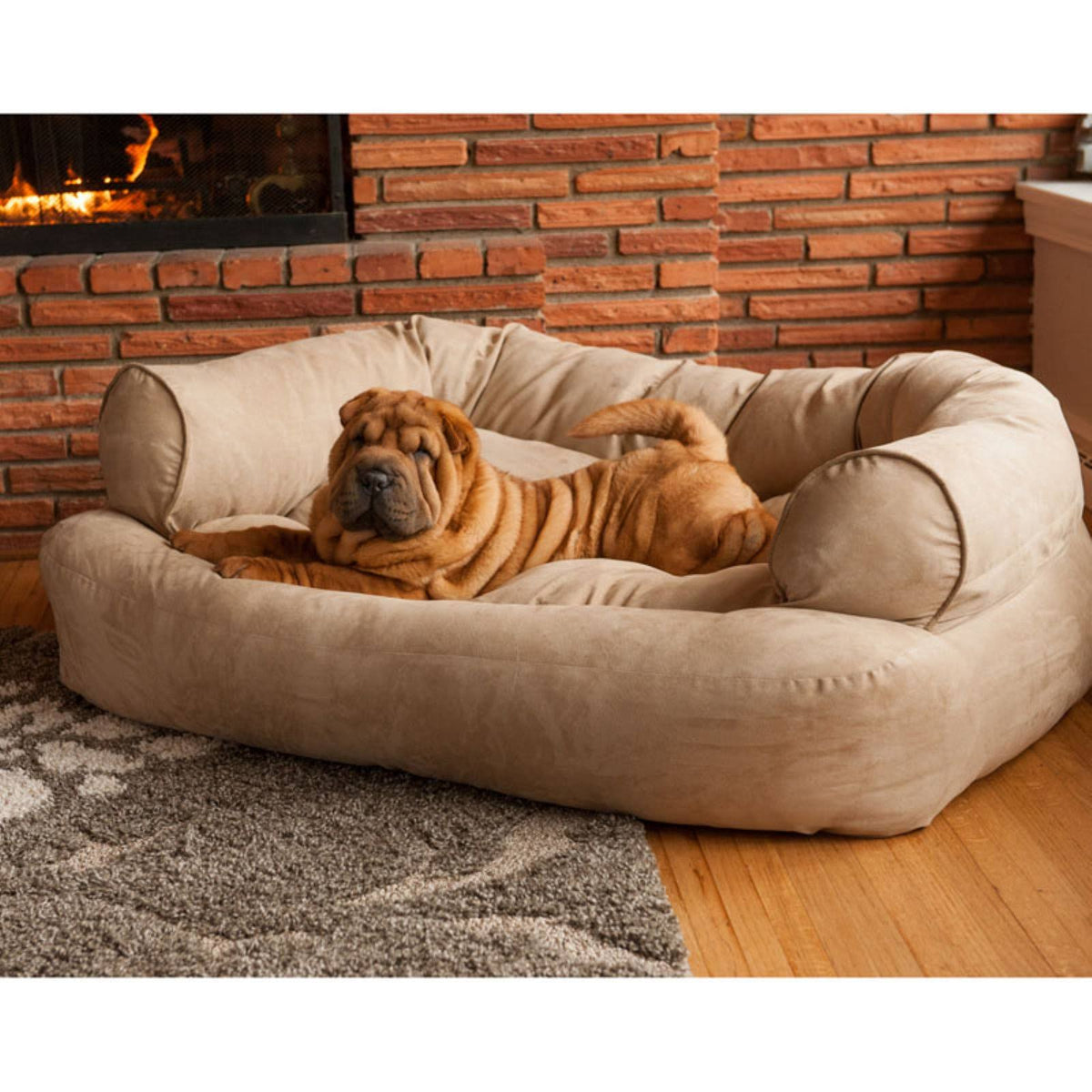 Indigo MicroSuede Pet Sofa N4720