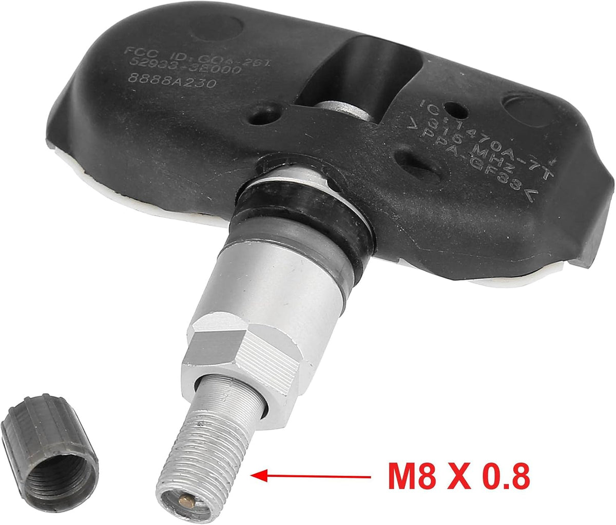 4pcs 315MHz TPMS Sensor Tire Pressure Monitoring System V7453