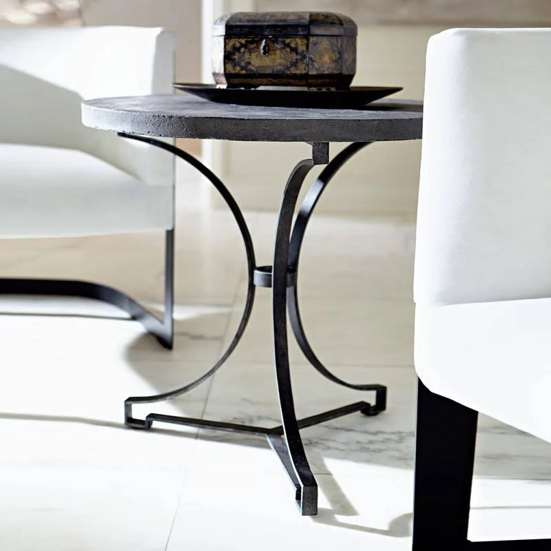 Round Metal Side Table X66842