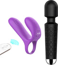 Silicone Vibrating Cock Ring with Remote Control D156048