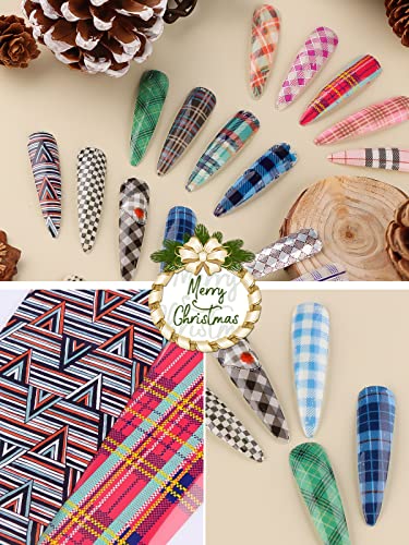 100 Sheets Christmas Nail Foil Transfer Stickers A2982