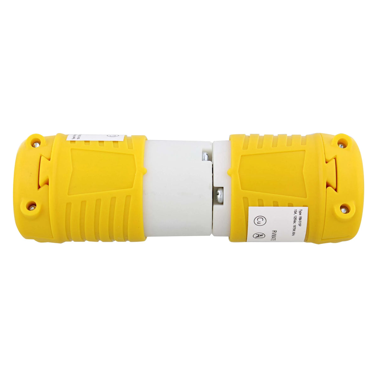 125V 15 Amp Male and Female Plug End 5pk F13682