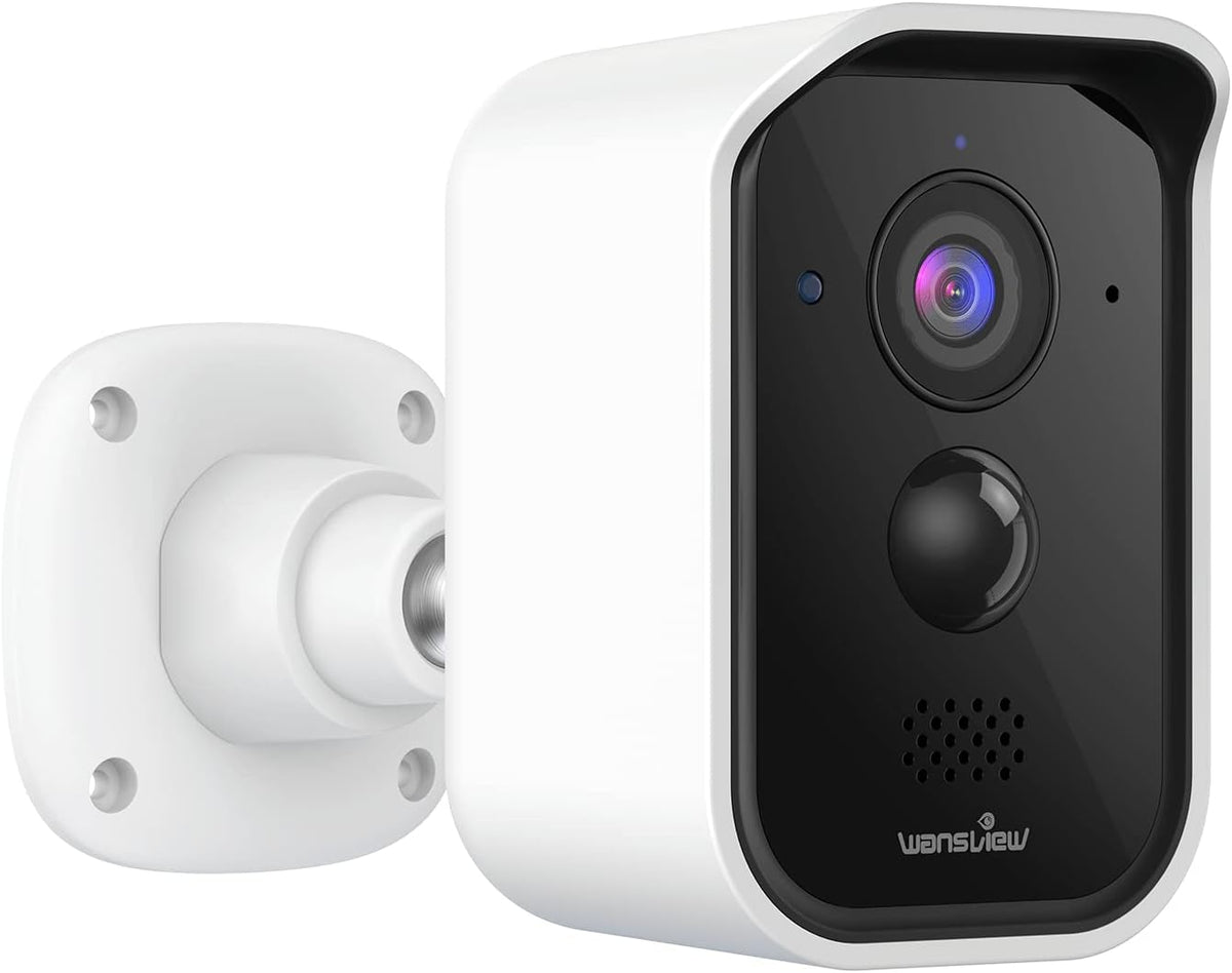 1080P HD Wireless Rechargeable Battery Powered WiFi Security Camera with PIR Motion Detection, 2 Way Audio, Waterproof I25974