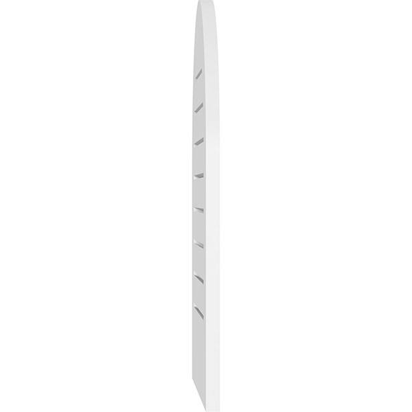 Round Top Surface Mount PVC Gable Vent E139906
