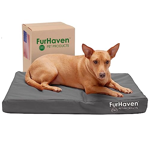 Water-Resistant Orthopedic Dog Bed with Removable Washable Cover H6905
